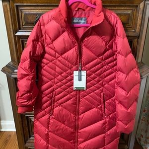 Beautiful Red Eddie Bauer Down Coat